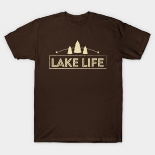 Lake Life with Trees and Stars T-Shirt